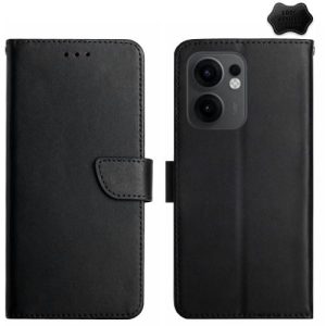 OPPO Reno13 F Genuine Leather Wallet Phone Case