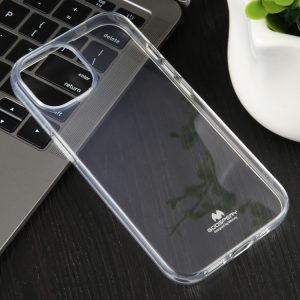 iPhone 15 Plus Transparent TPU Soft Phone Case
