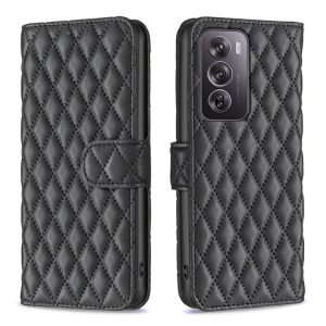 OPPO Reno12 Pro Diamond Lattice Wallet Leather Flip Phone Case