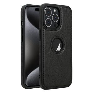 iPhone 15 Pro Max Leather Texture Stitching Phone Case