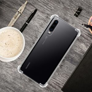 Huawei P30 Four-Corner Anti-Drop Ultra-Thin Transparent TPU Phone Case