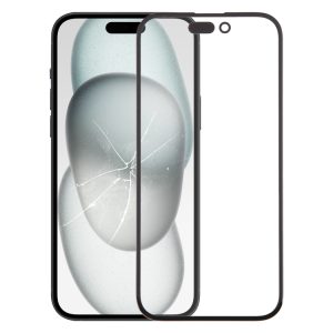 iPhone 15 Front Screen Outer Glass Lens with OCA Optically Clear Adhesive