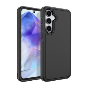 Samsung Galaxy A55 5G Armor PC Hybrid TPU Phone Case (Black)