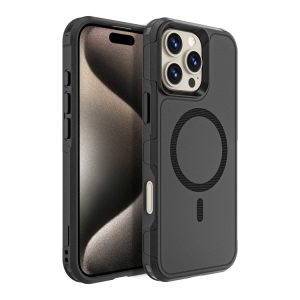 iPhone 16 Pro Armor Magsafe Phone Case (Black)