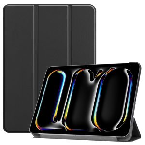 iPad Pro 13 2024 Fold Holder Smart Leather Tablet Case