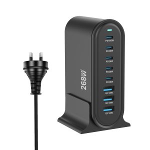 268W Multi Ports Desktop Fast Charging Hub