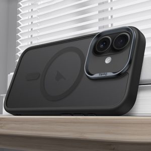 iPhone 16 MagSafe Magnetic Shockproof Phone Case (Black)