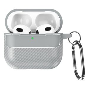 AirPods 4 Carbon Fiber Texture Bluetooth Earphone Protective Case