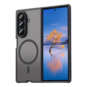 Samsung Galaxy Z Fold7 5G Frosted Magsafe Phone Case (Black)