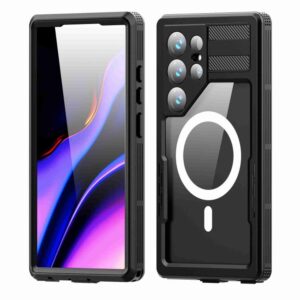 Samsung Galaxy S24 Ultra 5G IP68 Waterproof Triple-proof MagSafe Phone Case
