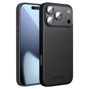 iPhone 17 Pro Max Leather MagSafe Phone Case(Black)