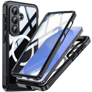 Samsung Galaxy S26+ 5G RedPepper Tempered Glass MagSafe Phone Case(Black)