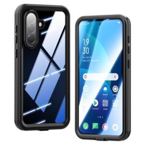 Samsung Galaxy A57 5G Shockproof IP68 Waterproof PC Hybrid TPU Phone Case(Black)