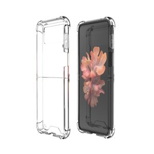 Samsung Galaxy Z Flip4 Shock-resistant Transparent Acrylic TPU Phone Case