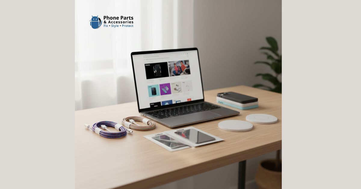 Online shopping experience for buying genuine phone accessories in Christchurch, New Zealand.