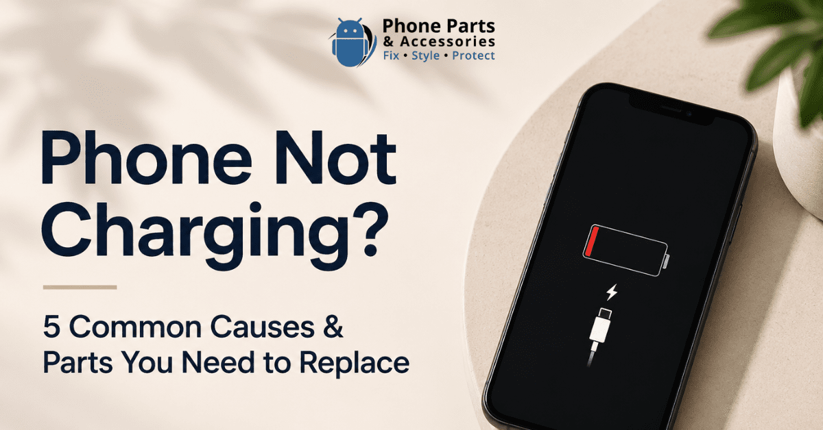 Phone Not Charging? 5 Common Causes & Parts You Need to Replace