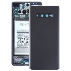 S10 Plus Back Cover with Camera Lense Black